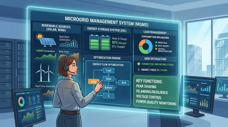 Microgrid Management System: Key to Energy Autonomy and Efficient Utilization