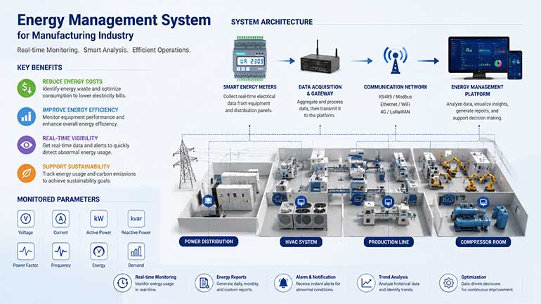 Energy Management System for Manufacturing Industry