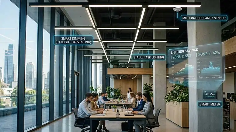 A New Energy-Saving Solution for Modern Commercial Building Lighting