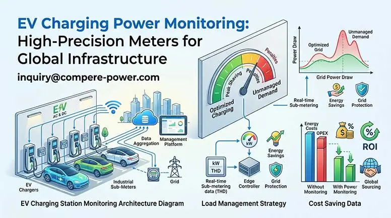 EV Charging Power Monitoring:High-Precision Meters for Global Infrastructure