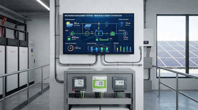 Microgrid Management System for Smart Energy Optimization