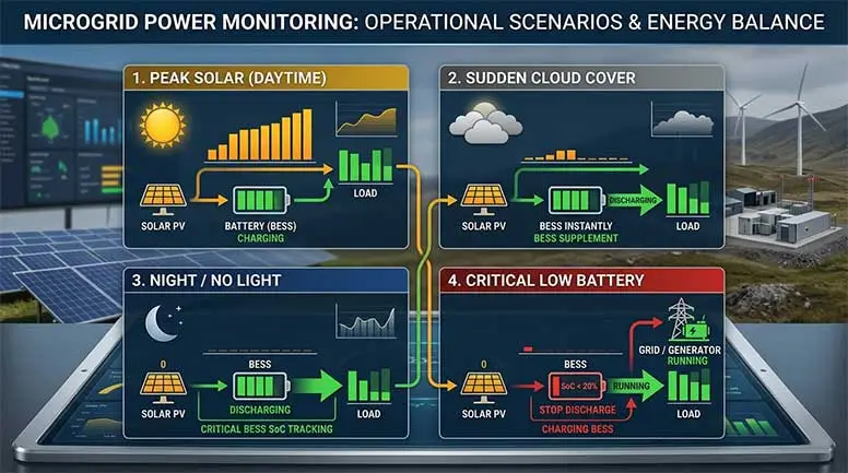 Microgrid Power Monitoringn