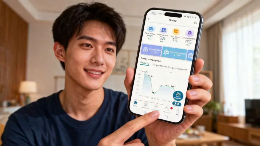 Users can conveniently prepay their household electricity bills using a mobile app.
