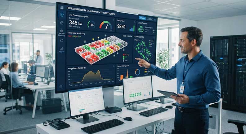 Smart Electricity Monitoring System for Office Buildings